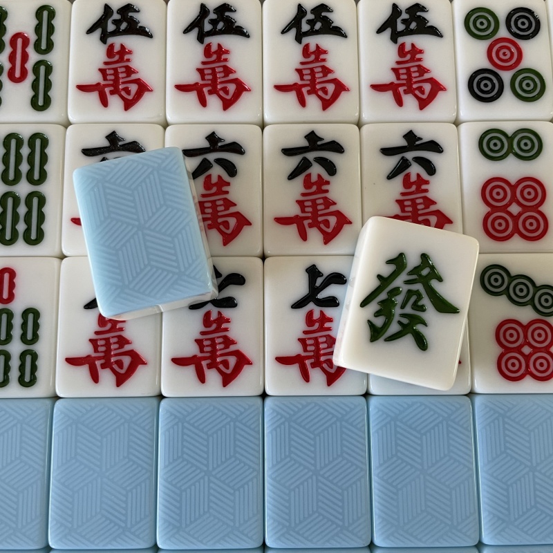 棋牌室自动四口机麻将牌机用 彩色正磁一级麻将大号40/42/46麻将 - 图3