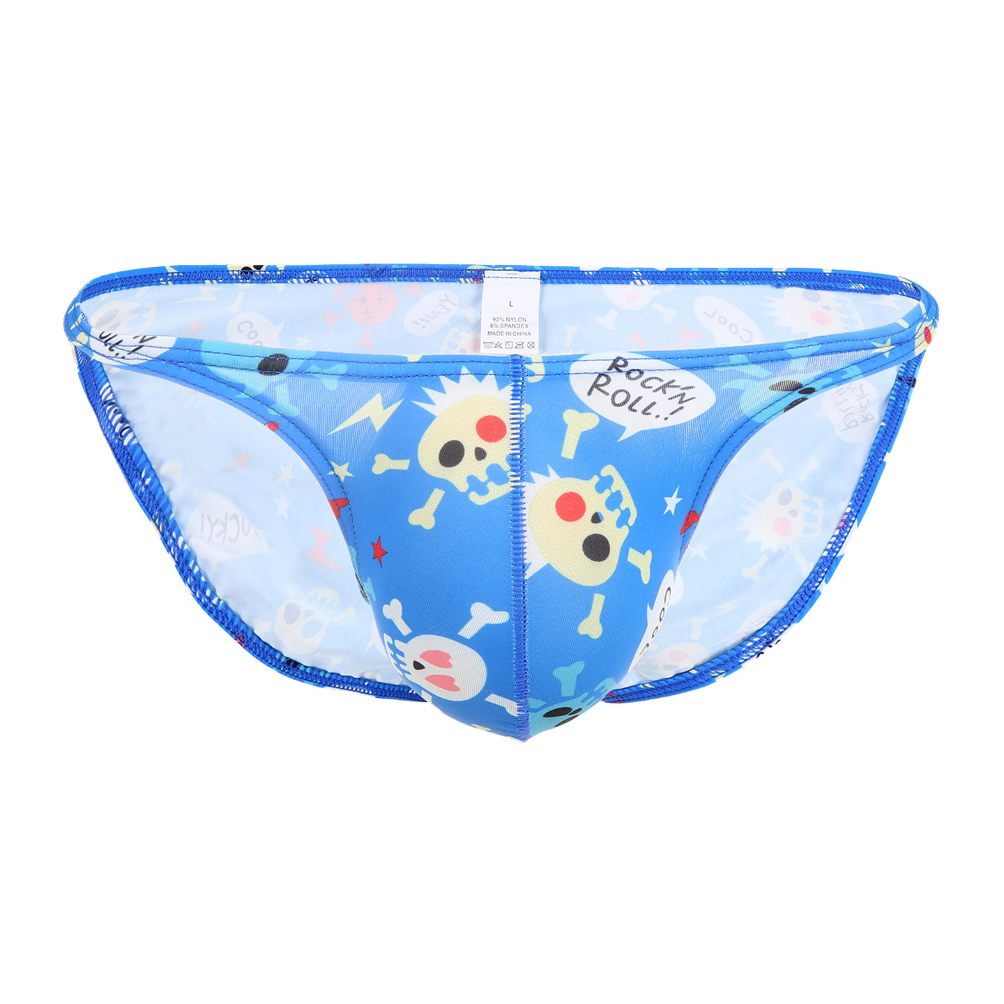 男士内裤低腰薄款印花性感窄边高叉三角裤U凸运动男款三角短裤头,淘宝优惠券,粉丝福利购,淘宝优惠卷