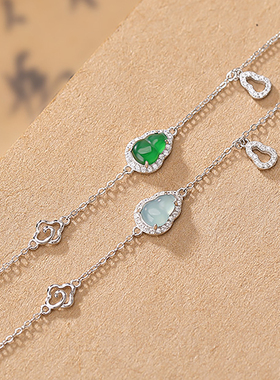 灵石创艺葫芦福禄款纯银手链