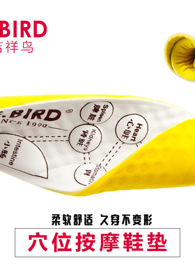 穴位透气吸汗真皮缓震按摩鞋垫