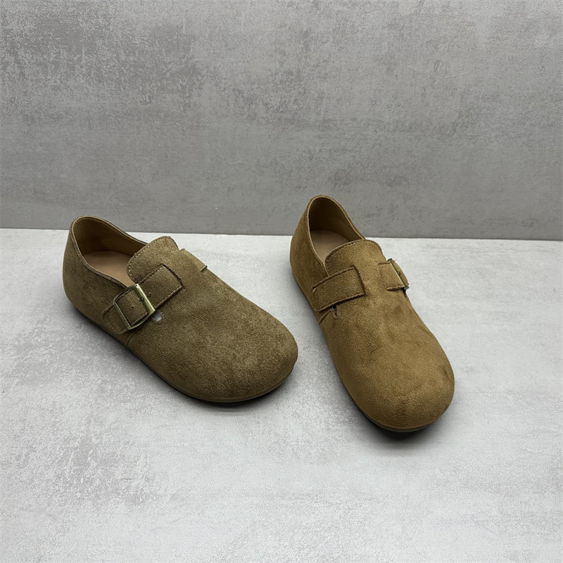 撤柜处理2026春季新款女鞋复古风一脚蹬圆头平底勃肯鞋懒人女单鞋,淘宝优惠券,粉丝福利购,淘宝优惠卷