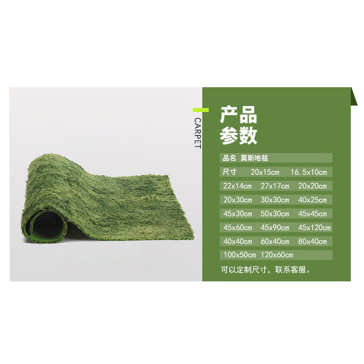 Horned Frog Moss Carpet Tortoise Breeding Box Climbing Pet Water-Absorbent Moisturizing Mat Amphibian Anyuan Tortoise Gecko Lizard Mat