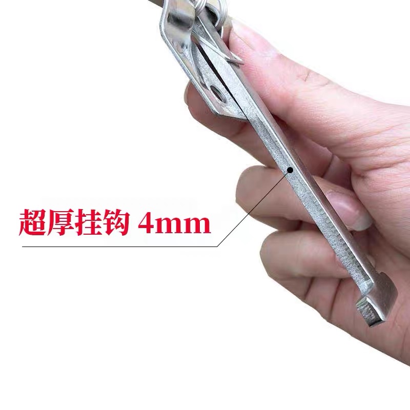 厢式货车风钩冷藏箱货后门挂钩搭扣防风阻不锈钢固定锁扣车门挂勾 - 图0