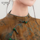 Keshang Xiangyunsha Suit ແມ່ຍິງ 2026 Summer ໃຫມ່ແບບຈີນແບບແຫ່ງຊາດ embroidered Top wide leg pants ຜ້າໄຫມສອງສິ້ນຊຸດ