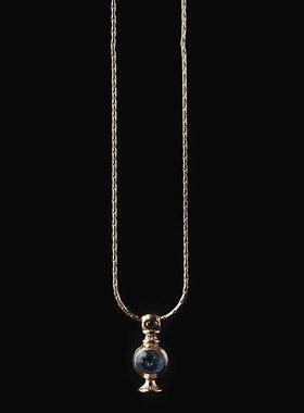 ZVT个性简约迷你香水项链小众高级个性项链女颈链锁骨链