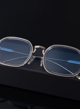 2025新款欧美时尚方框太阳镜男士复古感墨镜男跨境shades