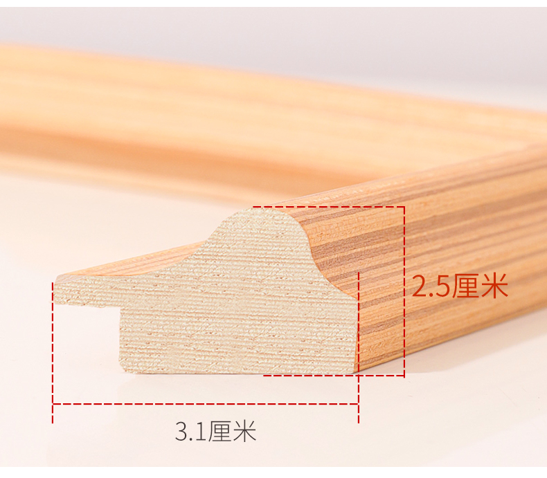 实木裱框画框装裱定制框拼图框边框架块框框100装片相框拼图裱架0 - 图2