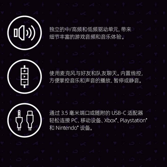 Logitech G333 headphones in-ear e-sports game computer mobile game KDA limited microphone with headset unpacking
