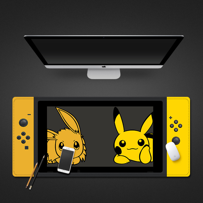 可达鸭鼠标垫皮卡丘笔记本键盘杰尼小精灵办公书桌键盘垫便携小号,淘宝优惠券,粉丝福利购,淘宝优惠卷