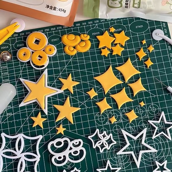 五角星元宝正四星几何图形翻糖巧克力塑料切模蛋糕甜品爱心压模,淘宝优惠券,粉丝福利购,淘宝优惠卷