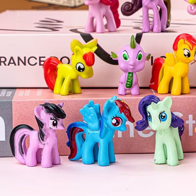 粉色小马宝莉蛋糕装饰摆件独角兽公主创意女孩公主生日烘焙配件,淘宝优惠券,粉丝福利购,淘宝优惠卷