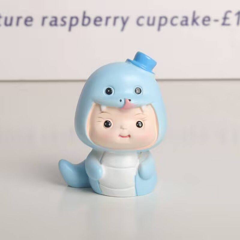 卡通可爱生肖蛇宝宝男孩女孩国潮蛇年宝礼物生日蛋糕甜品台摆件,淘宝优惠券,粉丝福利购,淘宝优惠卷