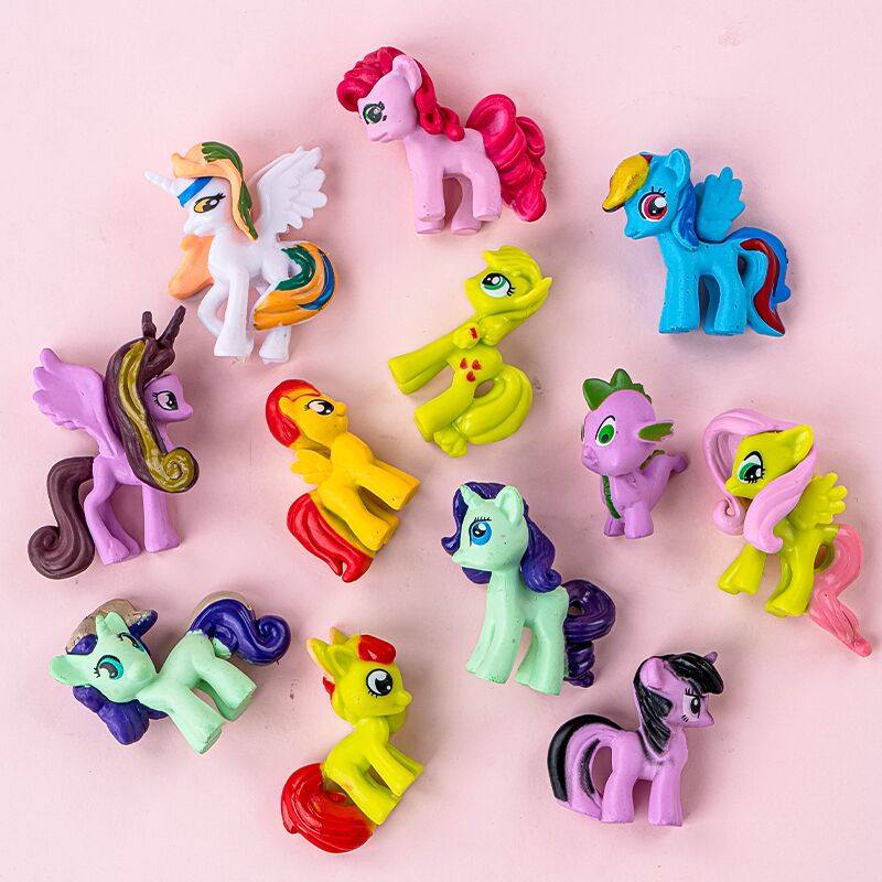 粉色小马宝莉蛋糕装饰摆件独角兽公主创意女孩公主生日烘焙配件,淘宝优惠券,粉丝福利购,淘宝优惠卷