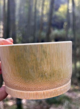 竹筒碗家用天然无漆纯手工竹筒饭蒸筒竹器竹制品防烫餐具竹碗儿童