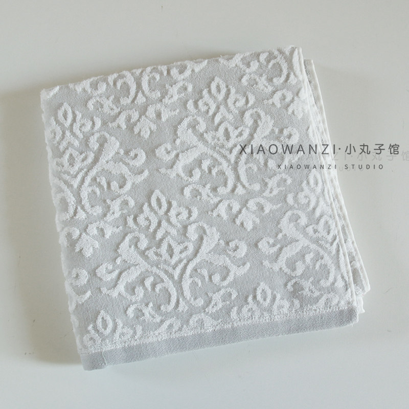 日单外贸出口纯棉浮雕提花柔软吸水无捻纱毛圈欧花全棉男女浴巾,淘宝优惠券,粉丝福利购,淘宝优惠卷
