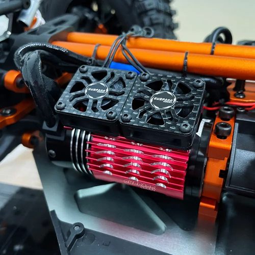 Surpass遥控车无刷电机马达双风扇2845 2850 3650散热器28 36mm - 图2