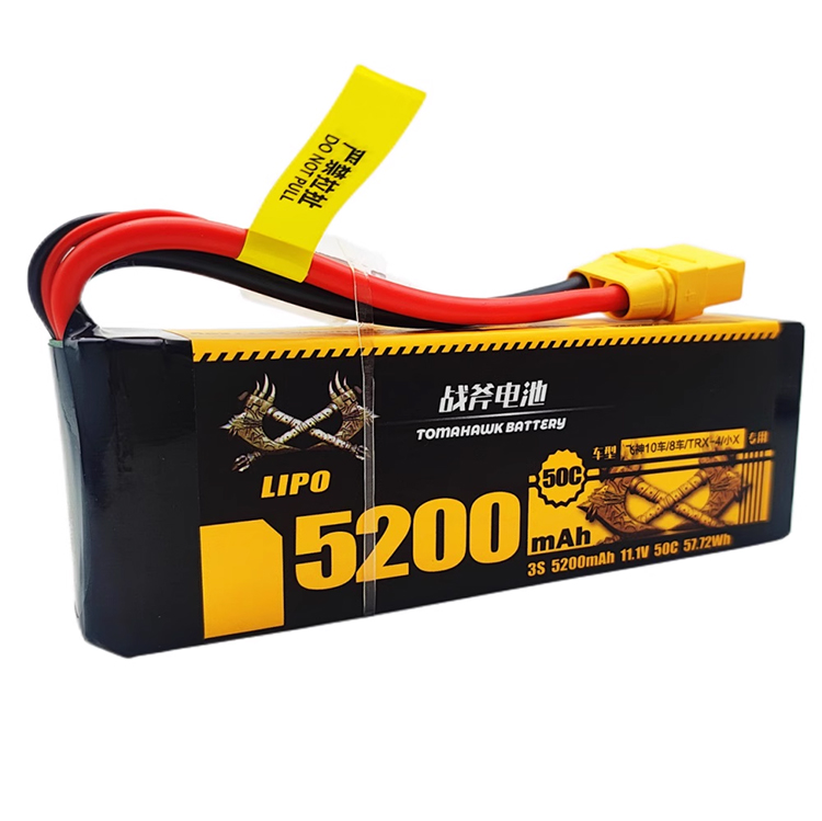 战斧3S 11.1V 5200mAh 50C平衡锂电池飞神坦克猎豹穿越者遥控车用 - 图0