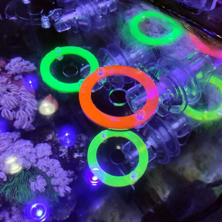 珊瑚支托架鱼缸造景装饰小摆件荧光养殖珊瑚石断支枝水草悬浮基座-图0