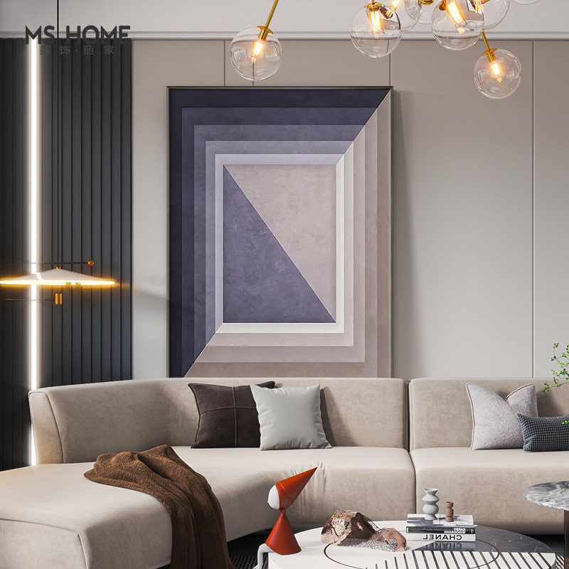 现代简约抽象方形过道玄关房间挂画 美饰丽家现代装饰画