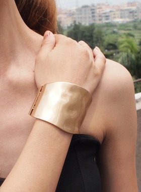 不规则时尚夸张流行几何酒吧手镯