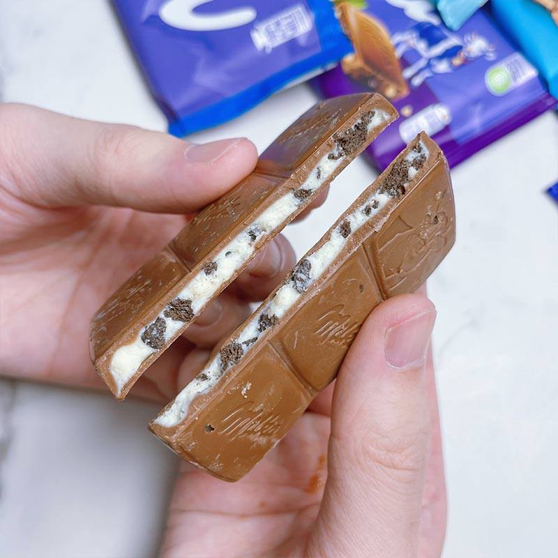 德国进口MILKA妙卡榛果仁巧克力黑巧气泡牛奶夹心巧克力排块零食,淘宝优惠券,粉丝福利购,淘宝优惠卷