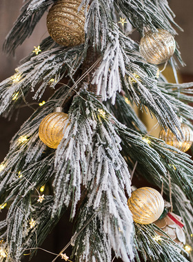 玻璃球串装饰圣诞树挂饰浪漫节日气氛派对生日婚礼