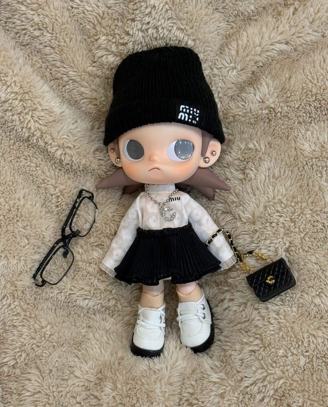 Zsiga嘎子姐美拉德系毛衣套装冬季毛衣1/8娃娃穿搭帽子包包配饰,淘宝优惠券,粉丝福利购,淘宝优惠卷