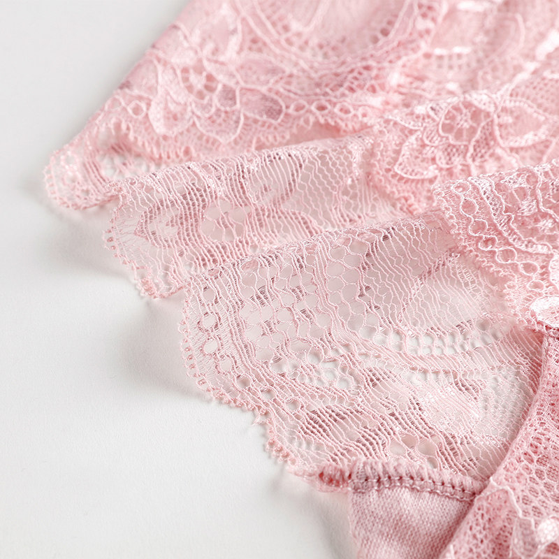 俞兆林女薄蕾丝性感半透明三角裤 俞兆林兰芷内裤