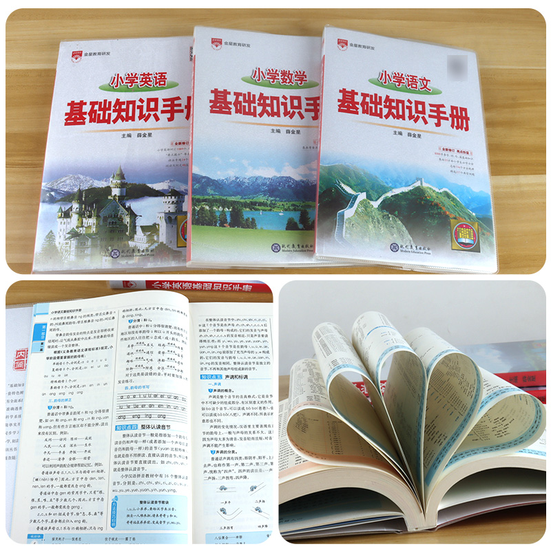 2025版小学语文基础知识手册 人教版一二三四五六年级知识集锦考点归纳 数学公式定律应用英语单词词汇语法知识大全作文手册薛金星 - 图3