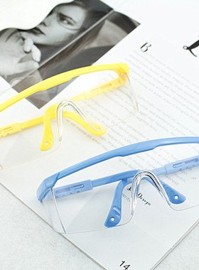 骑行防灰尘透明护目镜