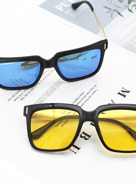 骑行夜间防远光灯司机钓鱼眼镜