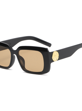 欧美太阳镜女显脸小潮2025新款方大框防紫外线ins眼镜男士墨镜