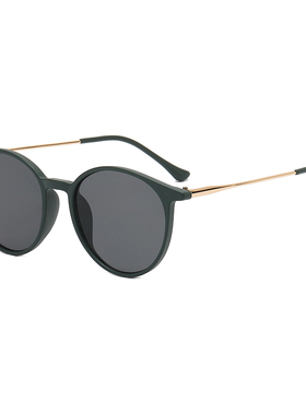 网红墨镜2025新款黑框茶色男女情侣太阳镜小红书推荐韩版潮夏季