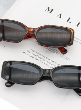 夏季新款封帆戚薇网红黑色小方框