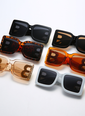 2021方框大框防紫外线个性女士