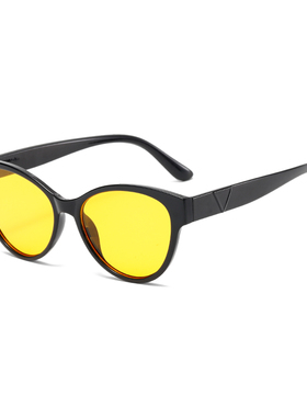 可配近视防紫外线方圆脸太阳眼镜