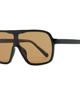 网红骑行太阳眼镜男个性超酷大框墨镜女显瘦遮脸防晒防风防紫外线