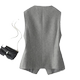 ລະດູໃບໄມ້ປົ່ງ ແລະລະດູໃບໄມ້ຫຼົ່ນປີ 2024 ຮູບແບບໃໝ່ (ສາຍ) ເສື້ອຢືດຊັ້ນສູງຂອງຜູ້ຍິງ ເສື້ອຢືດແຂນສັ້ນ ເສື້ອຢືດ Temperament Vest