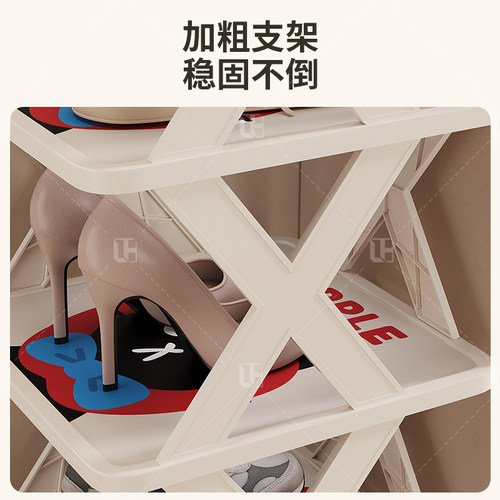 家用入户门小窄鞋架简易门口多层大容量2025新款鞋柜收纳神器架子 - 图2