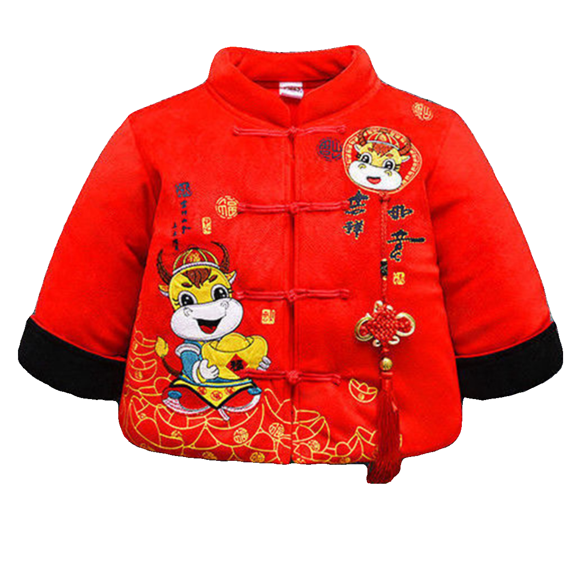 新年拜年喜庆服儿童唐装秋冬加厚棉衣周岁抓周礼服男女童宝宝婴儿,淘宝优惠券,粉丝福利购,淘宝优惠卷