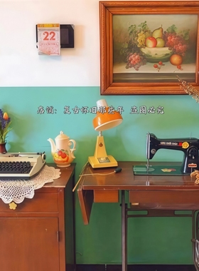 怀旧老物件布景装饰打字机摆件