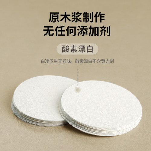 Hero意式咖啡机滤纸粉碗圆形咖啡纸滤纸萃取咖啡手柄咖啡滤纸58mm - 图1