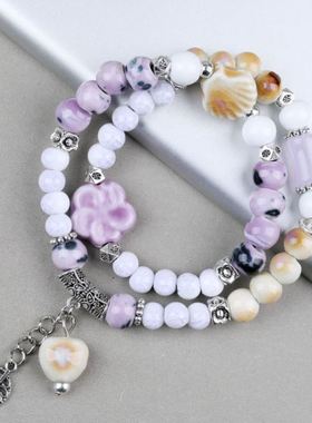 爆款复古感古法新高级民族创意轻奢学生中新款手串百搭小众串珠风