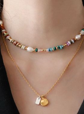 学生款链珍珠项链新娘高级款公主锁骨女珍珠项链闺蜜妈妈妈妈浪漫