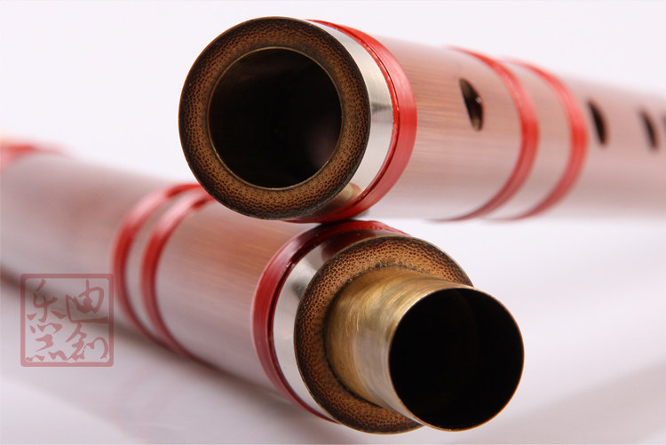 大师制笛-10孔专业接铜竹韵制竹笛 迪创乐器笛子