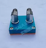 Цельнометаллическое медное водяное охлаждение компьютера, водяное охлаждение видеокарты, головка водяного охлаждения для рассеивания чипов, цельнометаллический высокопоточный DIY