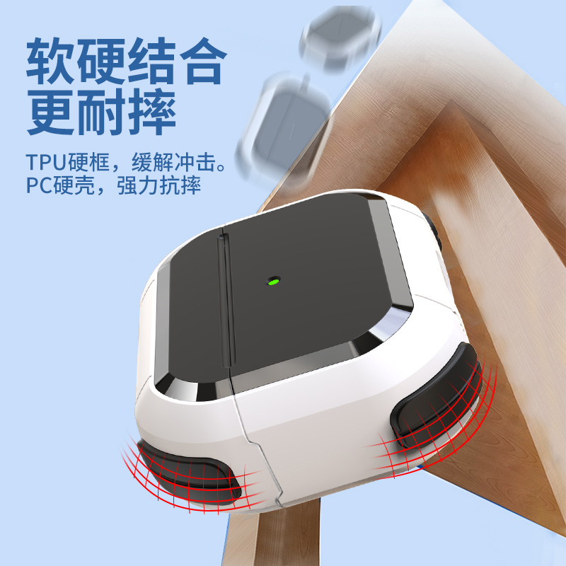 PZOZ适用苹果airpods保护套三代pro无线蓝牙耳机套airpodspro保护壳airpod2二代airpods3代壳ipod盒aipods套3-图2