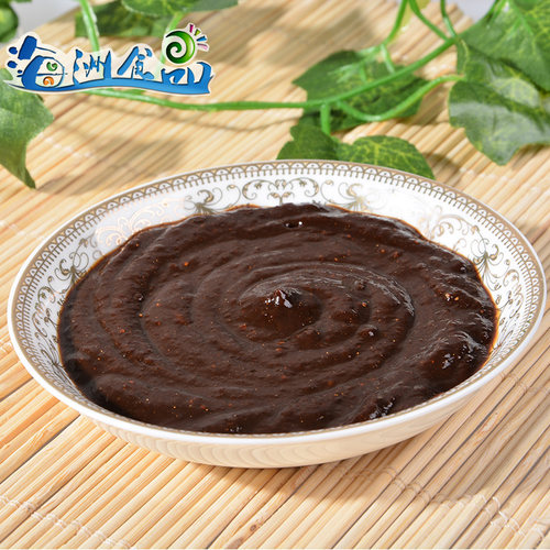四海山东威海特产豆面酱黄豆酱炸酱面烧烤炖鱼调料咸面酱2500g - 图1
