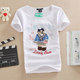 ເສື້ອທີເຊີດແຂນສັ້ນ Cartoon round neck pure cotton short sleeve for women sweet half sleeve