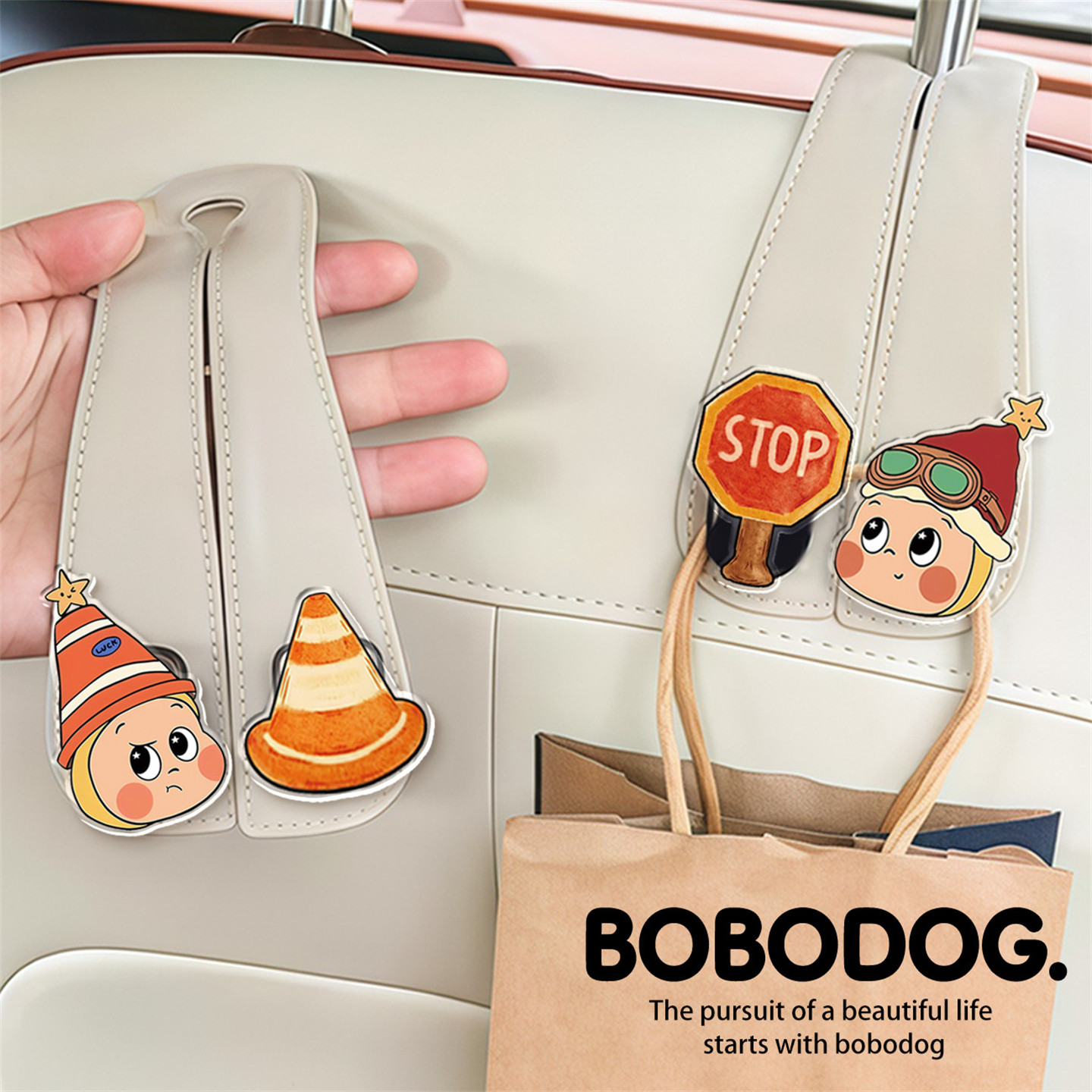 可爱车载小挂钩后排座椅靠背车内装饰高级感汽车用品大全2025新款,淘宝优惠券,粉丝福利购,淘宝优惠卷